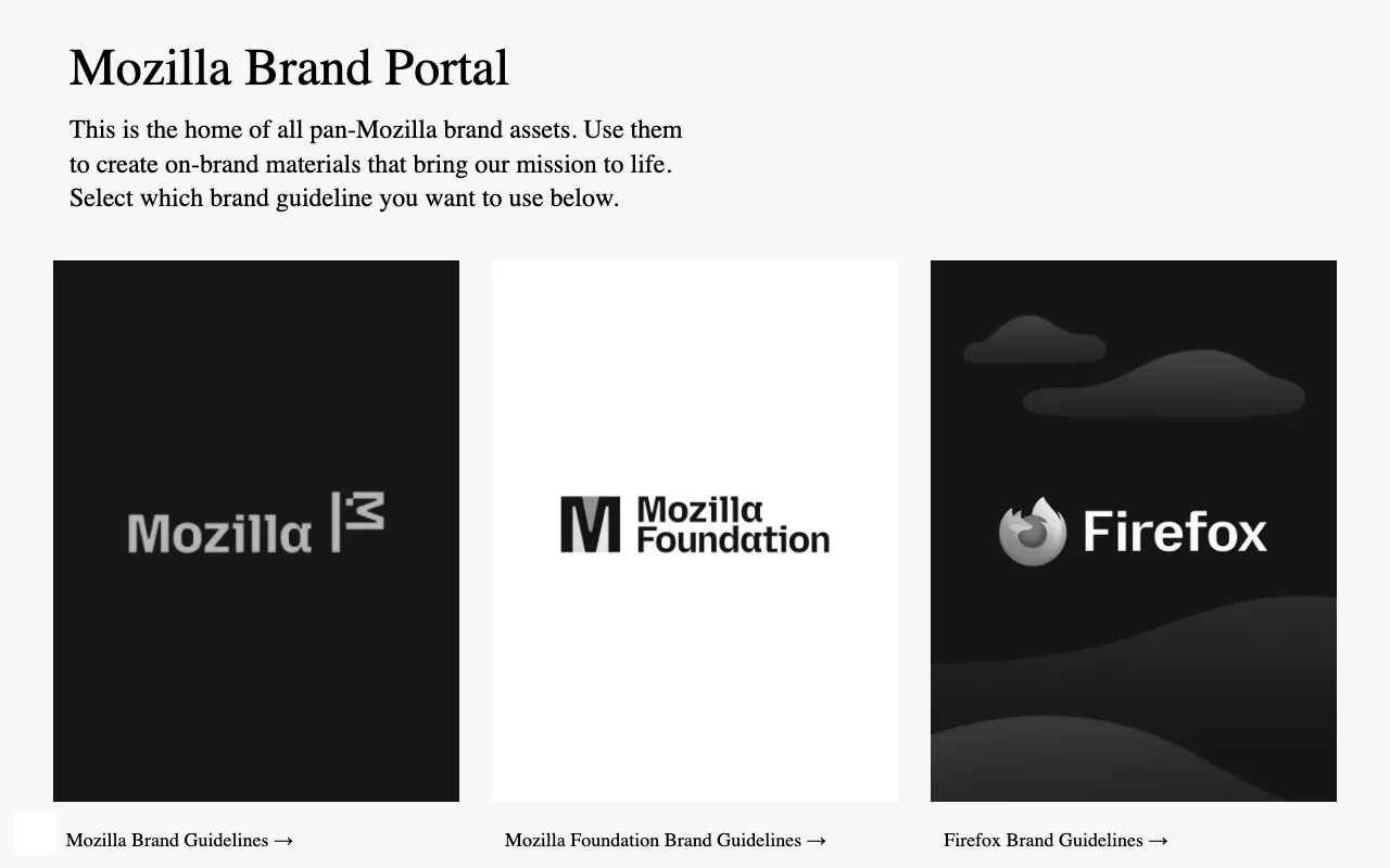 Anteprima di Firefox Brand Guidelines
