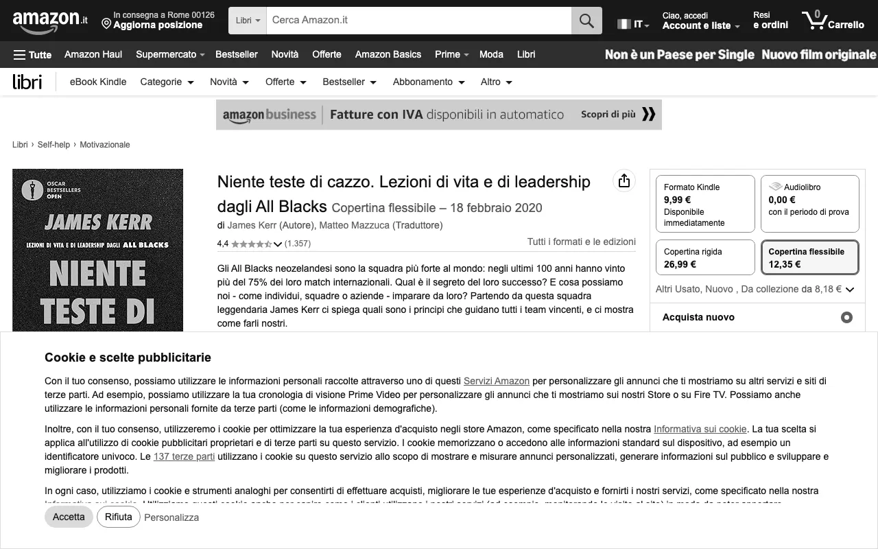 Anteprima di Niente teste di cazzo, libro su mindset e business