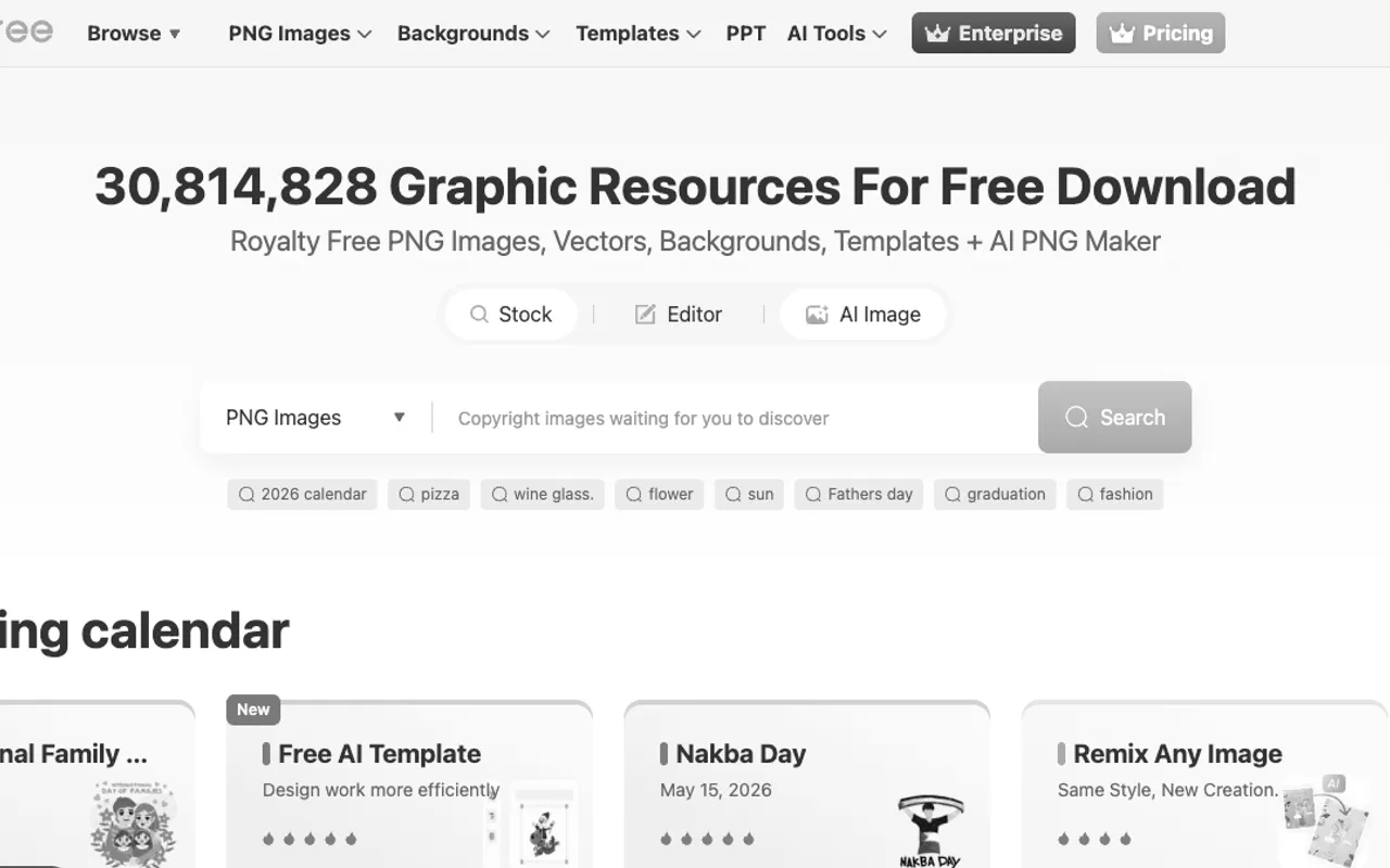 Anteprima di Png tree, raccolta di png gratuiti